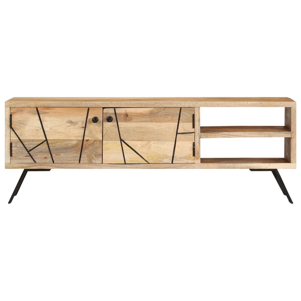 Szafka Pod Telewizor, 110X30X40 Cm, Lite Drewno Mango