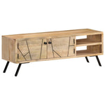 Szafka Pod Telewizor, 110X30X40 Cm, Lite Drewno Mango