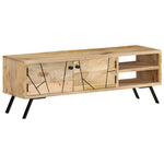 Szafka Pod Telewizor, 110X30X40 Cm, Lite Drewno Mango
