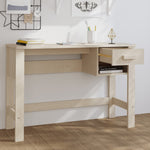 Biurko Hamar, , 110X40X75 Cm, Lite Drewno Sosnowe