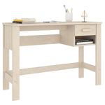 Biurko Hamar, , 110X40X75 Cm, Lite Drewno Sosnowe