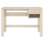 Biurko Hamar, , 110X40X75 Cm, Lite Drewno Sosnowe