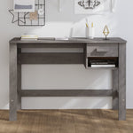 Biurko Hamar, , 110X40X75 Cm, Lite Drewno Sosnowe