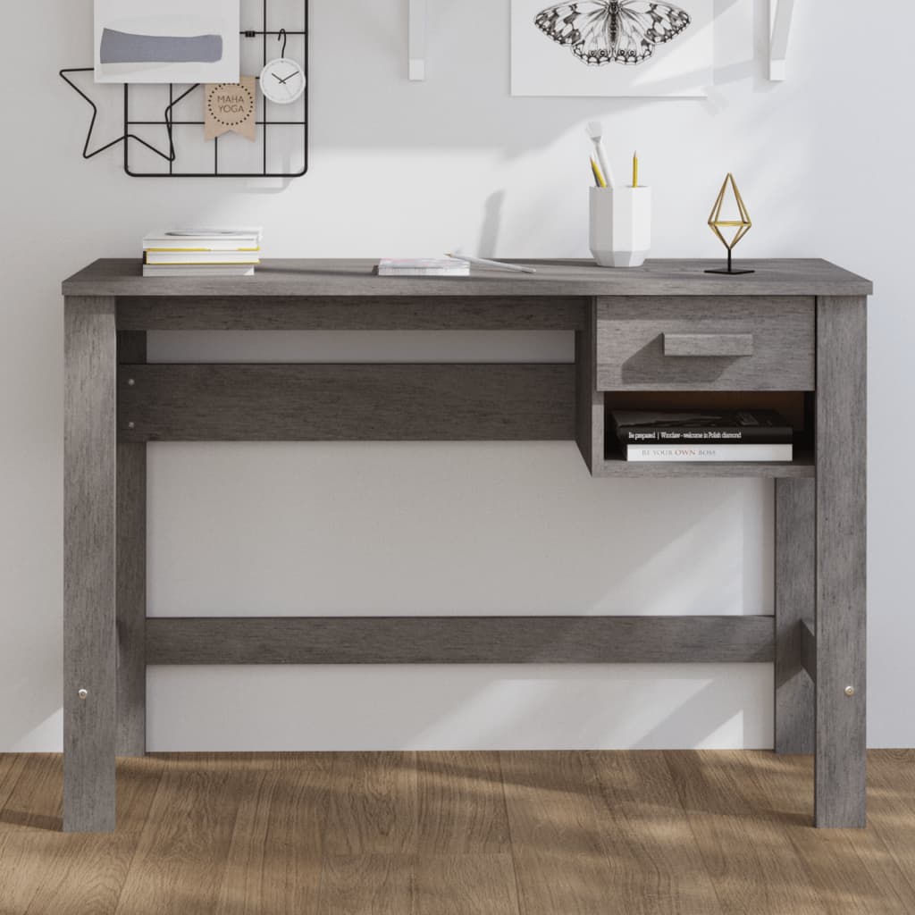 Biurko Hamar, , 110X40X75 Cm, Lite Drewno Sosnowe