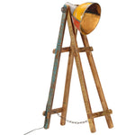Lampa Podłogowa, Kolor U, E27, Lite Drewno Mango