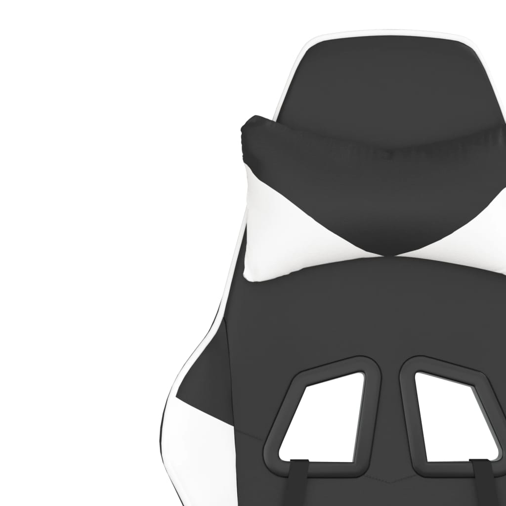 Masujący Fotel Gamingowy, , Sztuczna Skóra
