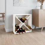 Regał Na Wino 2 Pcs 56 X 25 X 56 Cm Lite Drewno Sosnowe