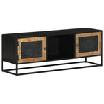 Szafka Pod Tv, 120X30X40 Cm, Surowe Drewno Mango