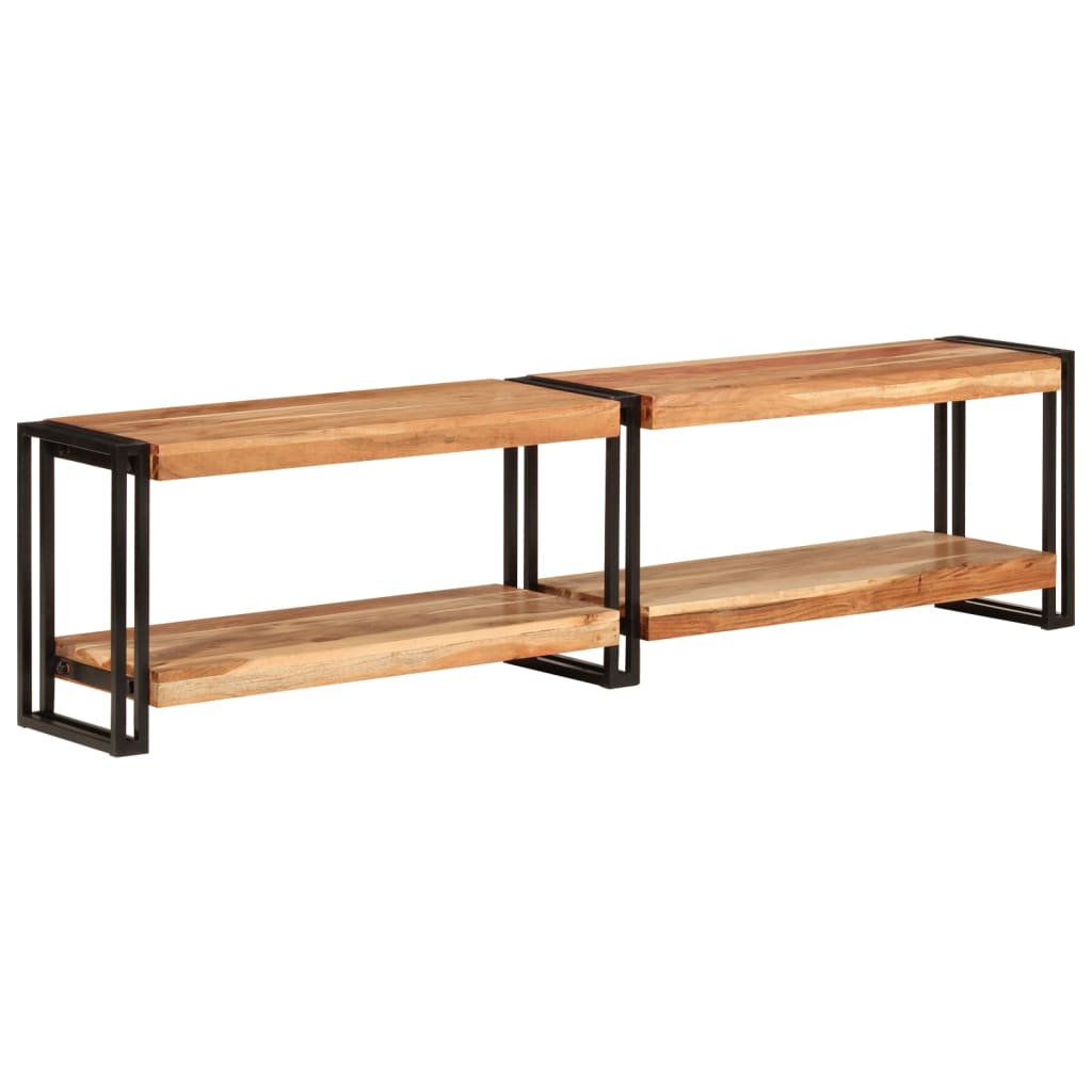 Szafka Pod Tv, 120X30X40 Cm, Surowe Drewno Mango