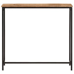 Stolik Konsolowy, 80X30X74 Cm, Lite Drewno Mango I Żelazo