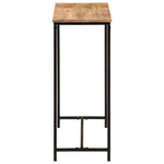 Stolik Konsolowy, 80X30X74 Cm, Lite Drewno Mango I Żelazo