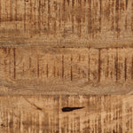 Stolik Konsolowy, 80X30X74 Cm, Lite Drewno Mango I Żelazo