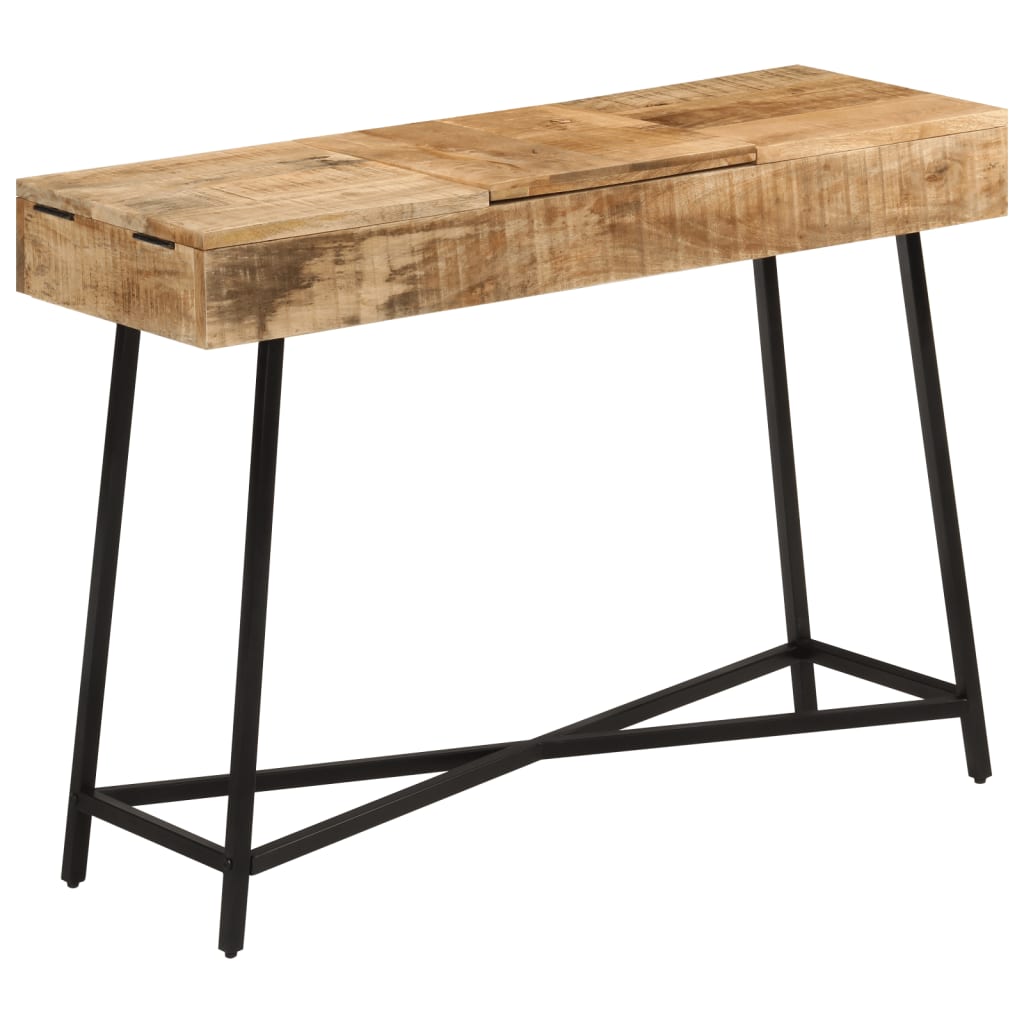 Toaletka, 105X35X75 Cm, Surowe Drewno Mango I Żelazo