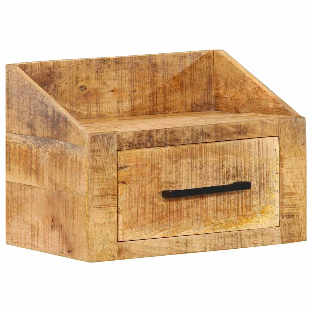 Szafka Nocna Z Szufladą Brązowy 40 X 30 X 30 Cm Drewno Z Mango