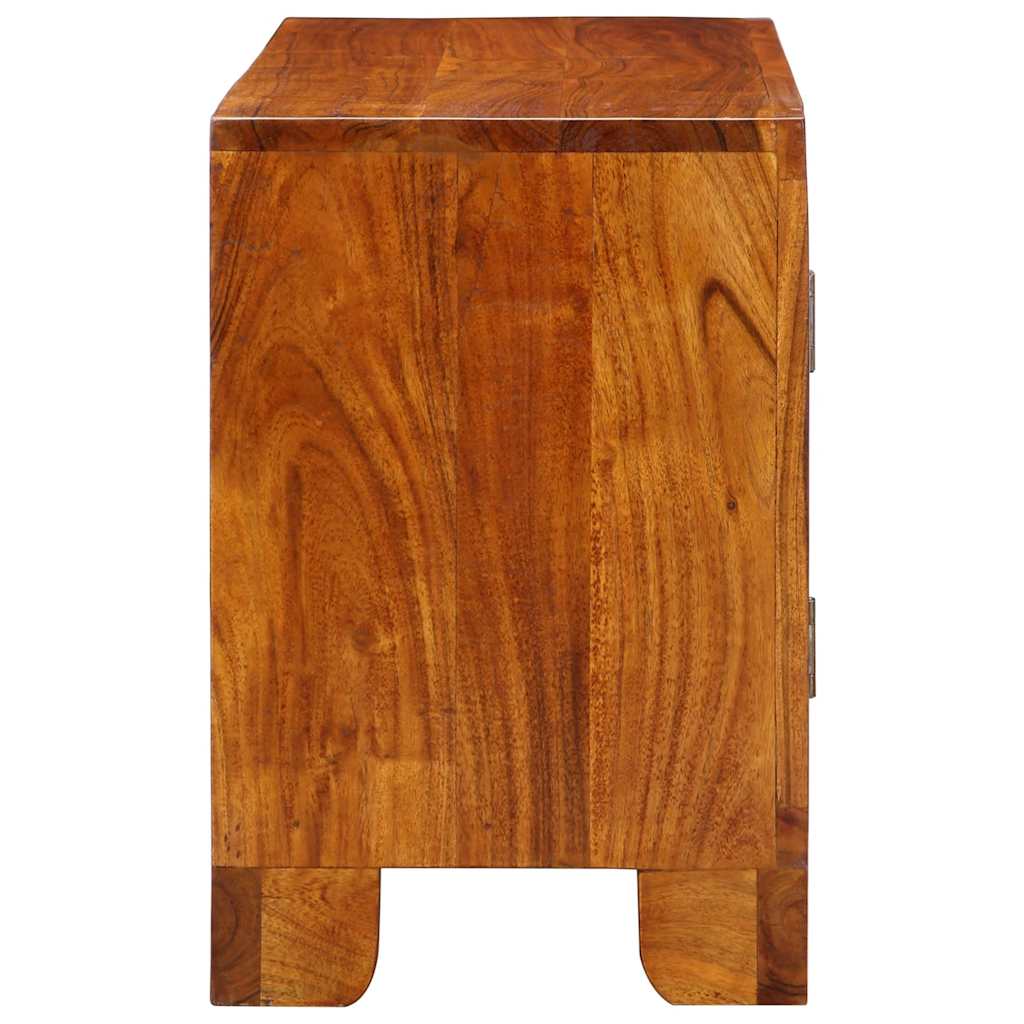 Szafka Rtv Wielokolorowa 90X30X45 Lite Drewno Akacjowe
