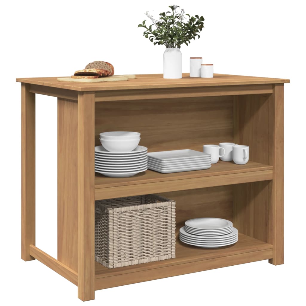 Wyspa Kuchenna Panama, 112X77X90 Cm, Lite Drewno Sosnowe