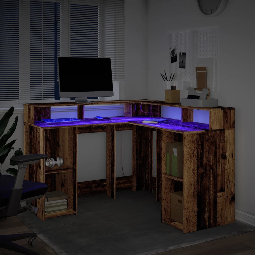 Biurko Z Podświetleniem Led, ,