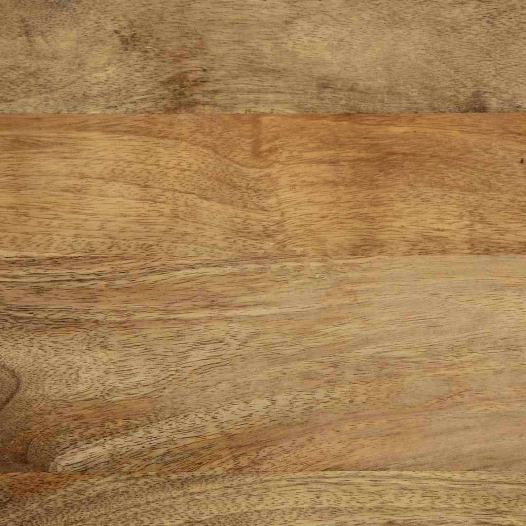 Szafka Rtv Brązowa 100X33X46 Cm Drewno Lite Mango