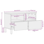 Szafka Pod Telewizor, 70X33X46 Cm, Lite