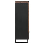 Wysoki Stolik Brązowy 60 X 33 X 100 Cm Lite Drewno Mango