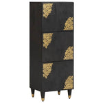 Highboard Z Półką Brązowy 40 X 33 X 110 Cm Drewno Z Mango