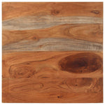 Stolik Kawowy, 60X60X35 Cm, Lite Drewno Akacjowe