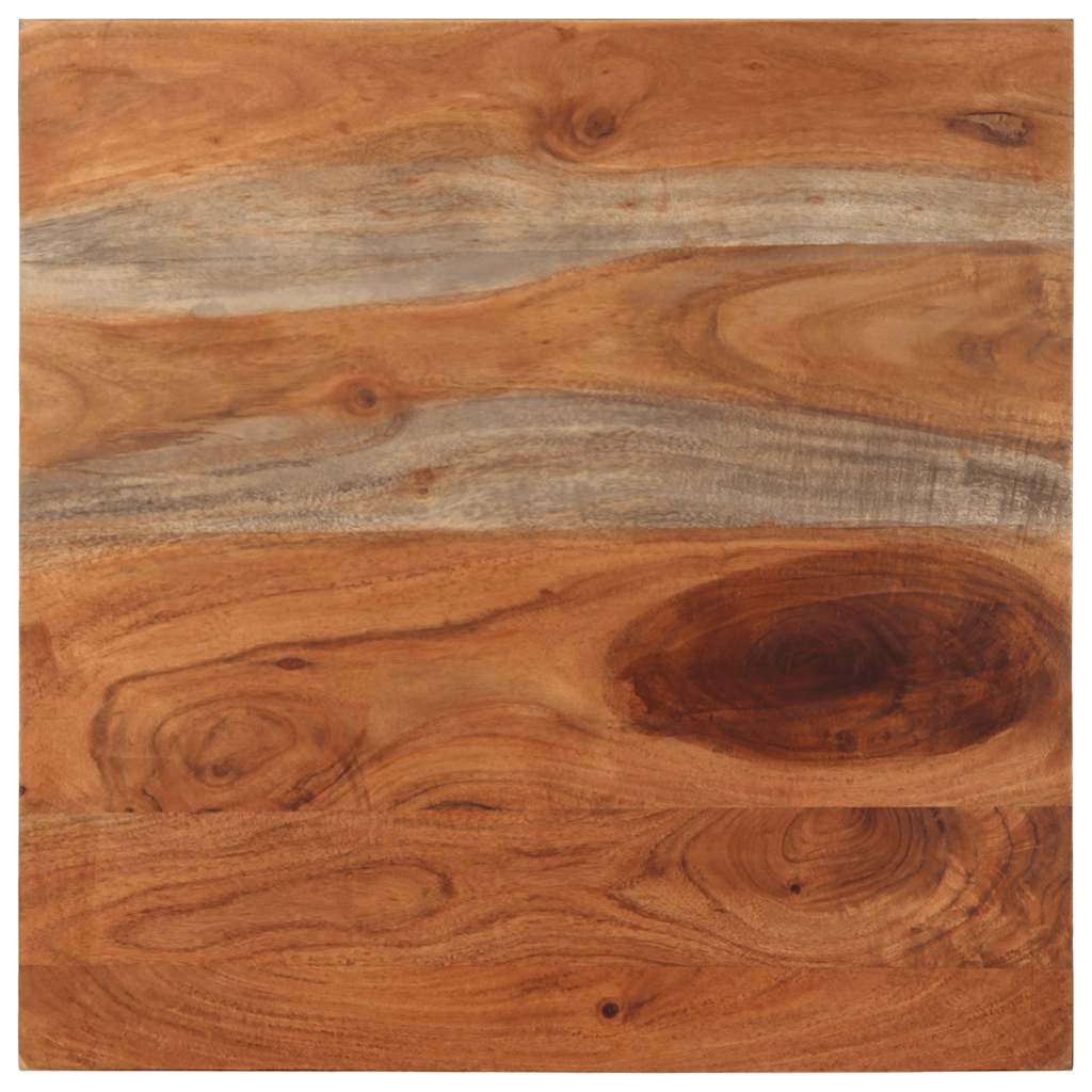 Stolik Kawowy, 60X60X35 Cm, Lite Drewno Akacjowe