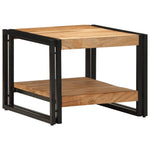 Stolik Kawowy 50X50X38 Cm Drewno Lite Akacja