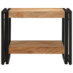 Stolik Kawowy 50X50X38 Cm Drewno Lite Akacja
