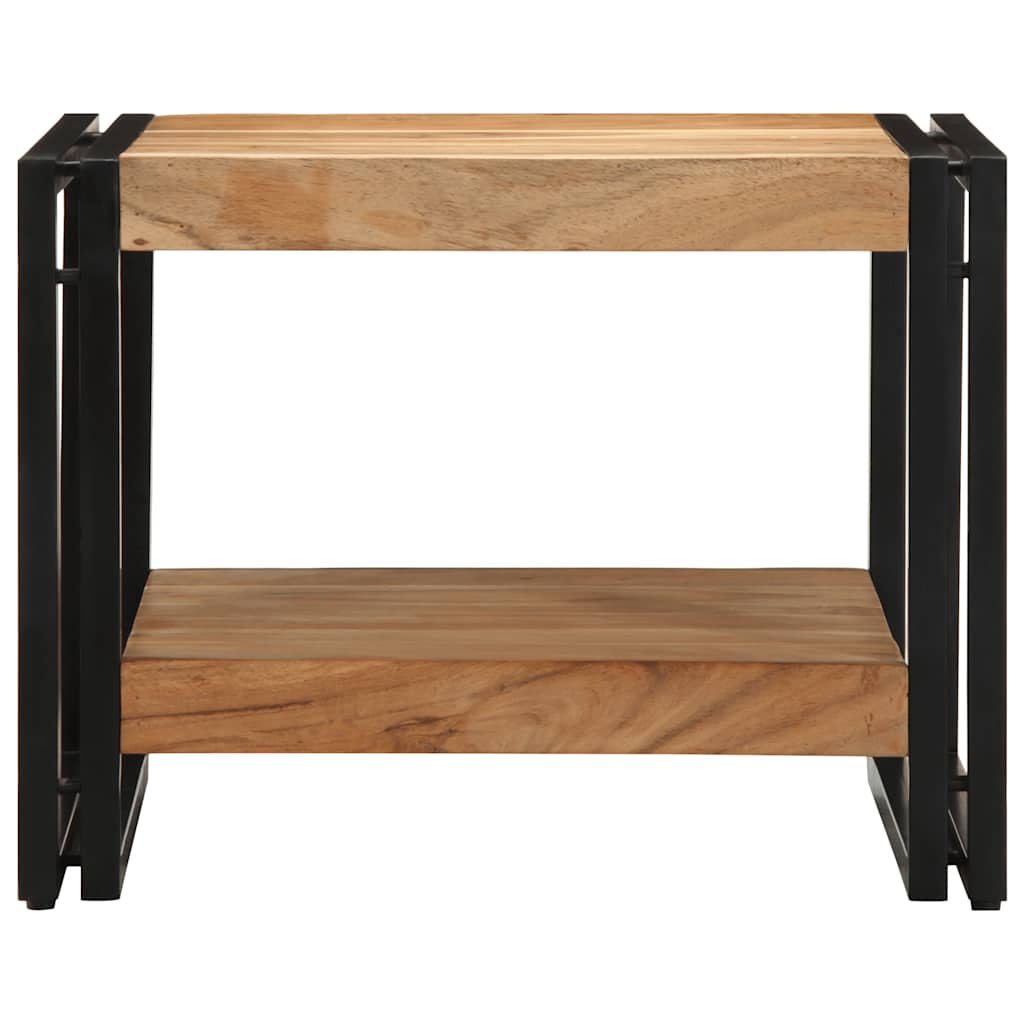Stolik Kawowy 50X50X38 Cm Drewno Lite Akacja