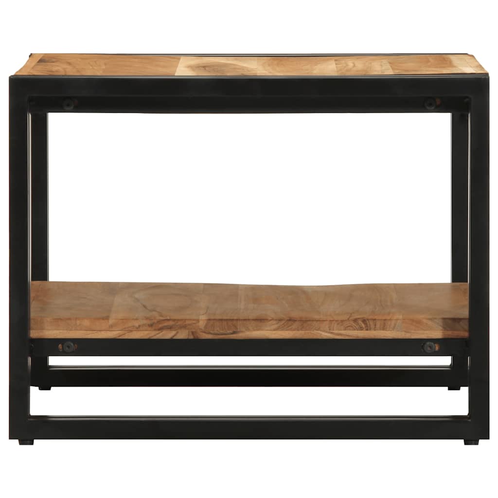 Stolik Kawowy 50X50X38 Cm Drewno Lite Akacja