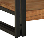 Stolik Kawowy 50X50X38 Cm Drewno Lite Akacja