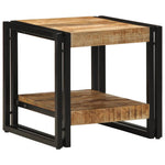 Stolik Kawowy 50X50X38 Cm Drewno Lite Akacja