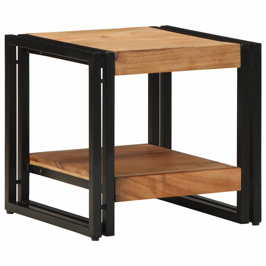 Stolik Kawowy 50X50X38 Cm Drewno Lite Akacja