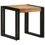 Stolik Kawowy 50X50X38 Cm Drewno Lite Akacja