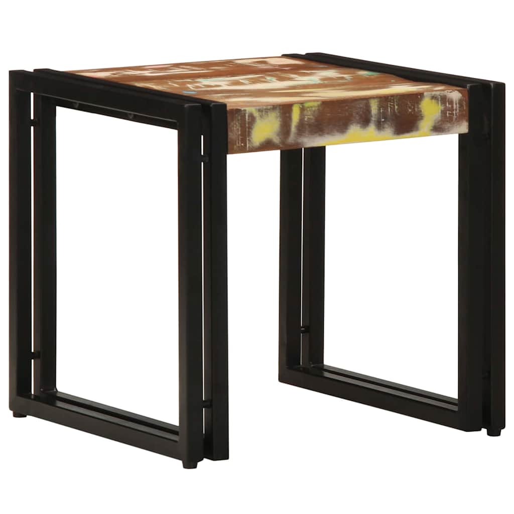 Stolik Kawowy 50X50X38 Cm Drewno Lite Akacja