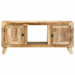 Szafka Rtv 105X46X32 Cm Drewno Lite Surowe Mango