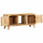Szafka Rtv 105X46X32 Cm Drewno Lite Surowe Mango