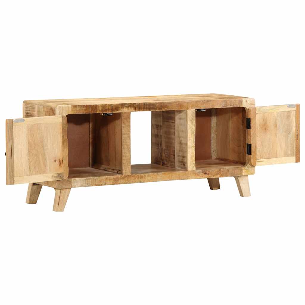 Szafka Rtv 105X46X32 Cm Drewno Lite Surowe Mango