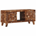 Szafka Rtv 105X46X32 Cm Drewno Lite Surowe Mango