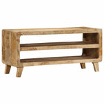 Szafka Rtv 105X46X32 Cm Drewno Lite Surowe Mango