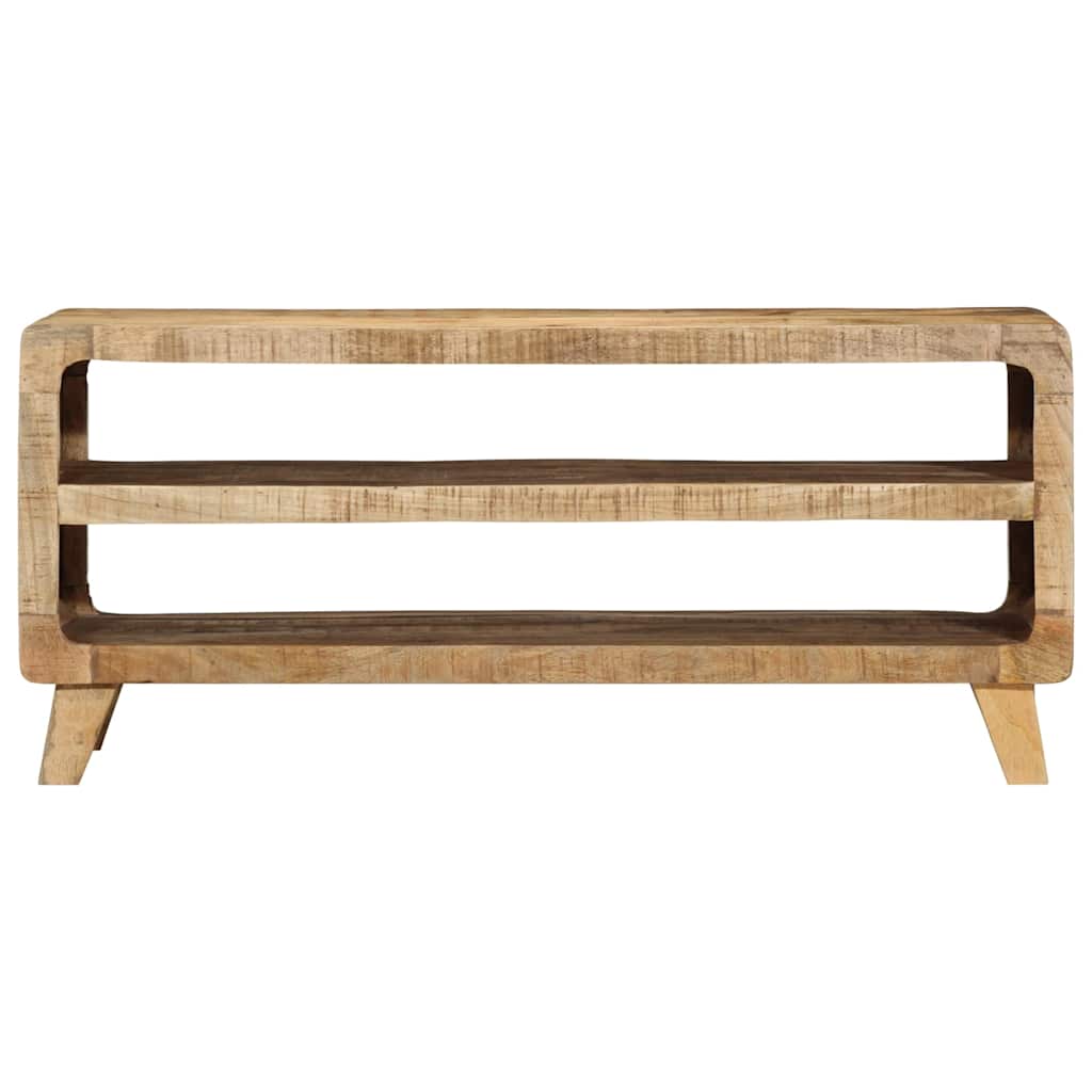 Szafka Rtv 105X46X32 Cm Drewno Lite Surowe Mango