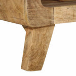 Szafka Rtv 105X46X32 Cm Drewno Lite Surowe Mango
