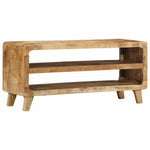 Szafka Rtv 105X46X32 Cm Drewno Lite Surowe Mango
