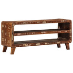 Szafka Rtv 105X46X32 Cm Drewno Lite Surowe Mango