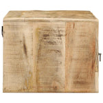 Szafka Ścienna Pod Tv 100X32X25 Cm Drewno Lite, Surowe, Mango