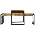 Stolik Kawowy 2 Pcs Brązowy 48 X 40 X 40 Cm Drewno Z Mango