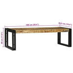 Stolik Kawowy 2 Pcs Brązowy 48 X 40 X 40 Cm Drewno Z Mango