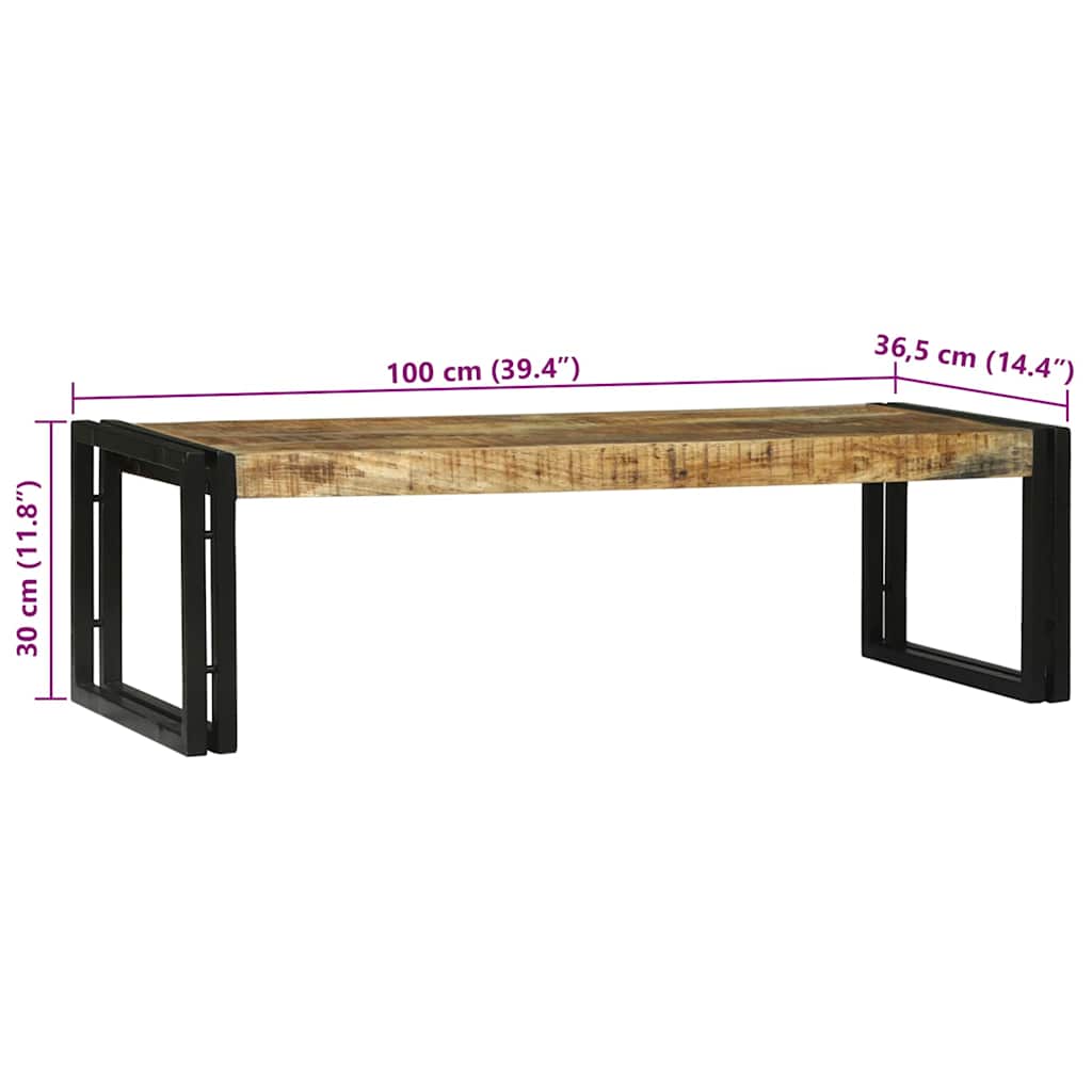 Stolik Kawowy 2 Pcs Brązowy 48 X 40 X 40 Cm Drewno Z Mango