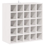 Regał Na Wino 2 Pcs 56 X 25 X 56 Cm Lite Drewno Sosnowe